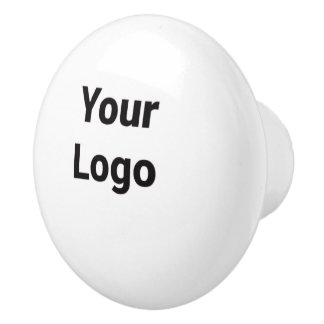 Einfache grüne Aquarellfarbe abstrakt Logo hinzufü Keramikknauf