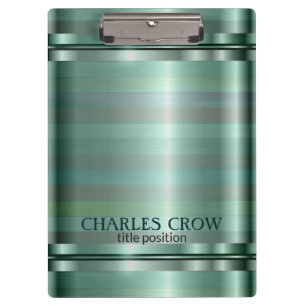 Einfache grüne Farbtöne Klemmbrett