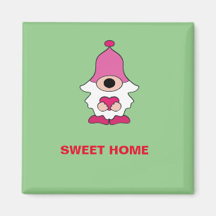 EINFACHE GRÜNE GENOME SWEET ZUHAUSE MAGNET