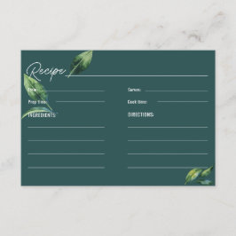 Einfache Grünflächen Minimalistisches Brautparty R Begleitkarte