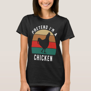 Einfache Halloween Costume Hühnchen Lover so tun,  T-Shirt