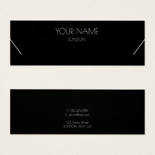 Einfache Halskette-Display-Karte