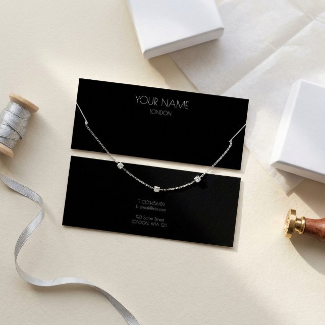 Einfache Halskette-Display-Karte (Simple necklace display card)