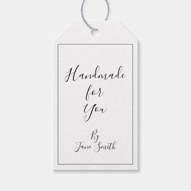 Einfache Handarbeit für Sie Geschenkanhänger (Vorderseite)