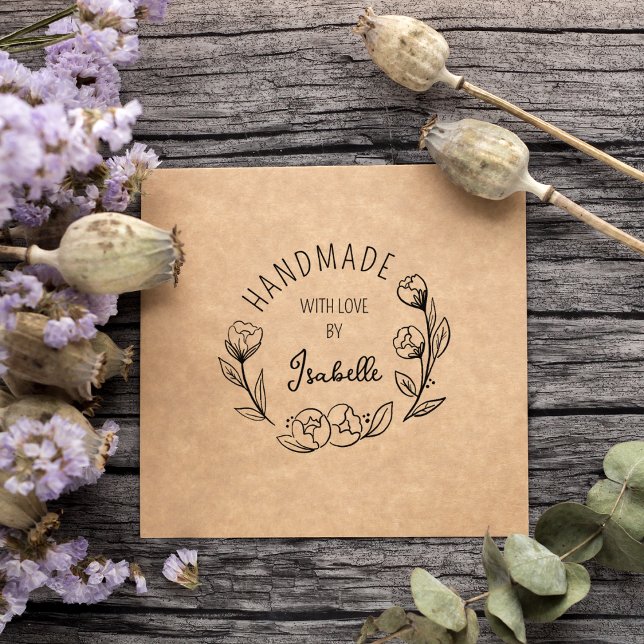 Einfache Handarbeit mit Liebe Gummistempel (Von Creator hochgeladen)