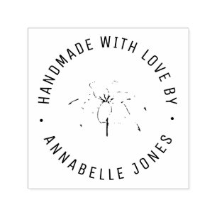 Einfache handgefertigte botanische Selbstfärbung d Permastempel