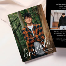 Einfache handgeschriebene moderne Foto Abschluss