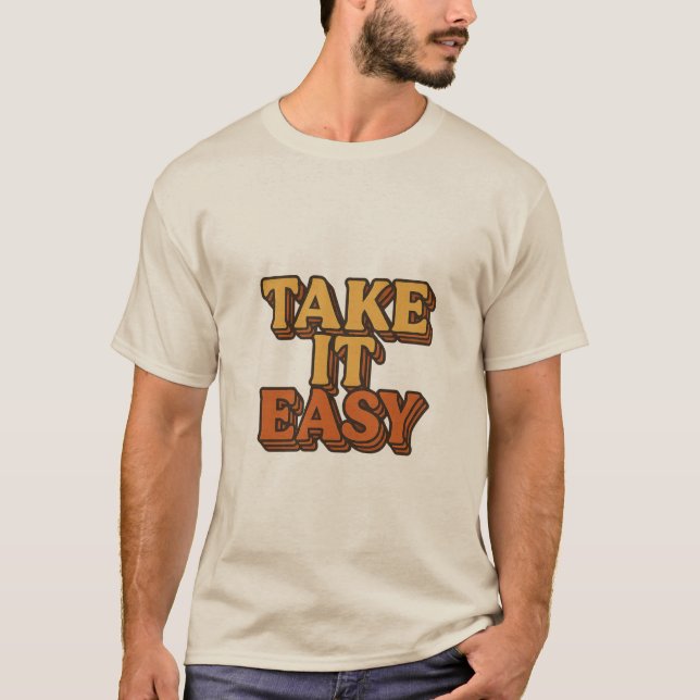 Einfache Handhabung - Vintages Retro-Design T-Shirt (Vorderseite)