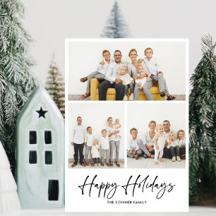 Einfache Handschrift-Feiertage Einladung