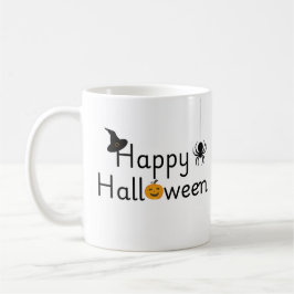 Einfache Happy Halloween-Tasse Kaffeetasse