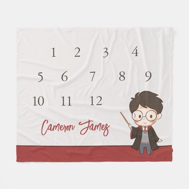 Einfache Harry Potter Baby-Party Fleecedecke (Vorderseite (Horizontal))