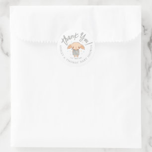 Einfache Harry-Potter-Baby-Party Runder Aufkleber