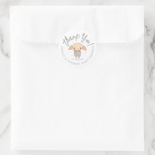 Einfache Harry-Potter-Baby-Party Runder Aufkleber (Tasche)