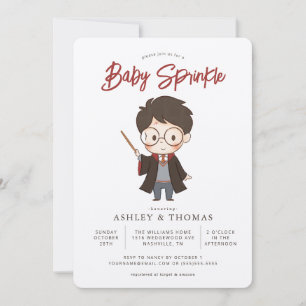 Einfache Harry-Potter-Baby-Sprinkle-Einladung Einladung