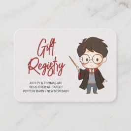 Einfache Harry Potter Kinderdusche Begleitkarte