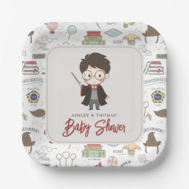 Einfache Harry Potter Kinderdusche Pappteller