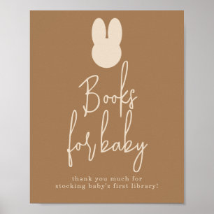 Einfache Hasenbücher für Baby  Poster