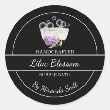 Einfache hausgemachte Lilac-Blase-Badewanne