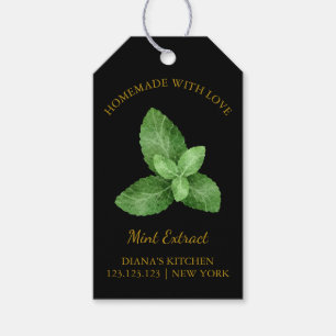 Einfache hausgemachte Minze Extract Hang Tag l Bla Geschenkanhänger