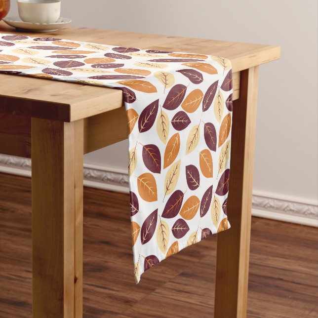 Einfache Herbstläufe lassen Kurzen Tischläufer (Beispiel)