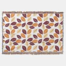 Einfache Herbstleaves-Throw-Blanket