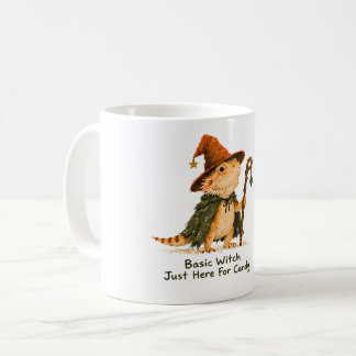 Einfache Hexe, nur hier für Süßigkeiten Bartagame Kaffeetasse