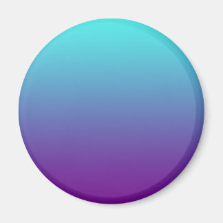 Einfache Hintergrundfarbe Türkis Blau Lila Magnet