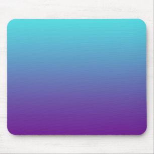 Einfache Hintergrundfarbe Türkis Blau Lila Mousepad