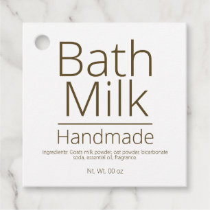Einfache, hoch entwickelte Bath Milk Business Hobb Geschenkanhänger