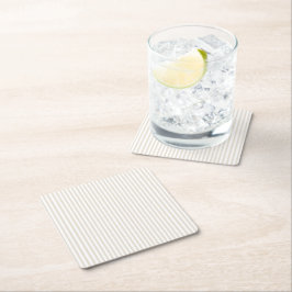 Einfache, hoch entwickelte, moderne Tan- und White Rechteckiger Pappuntersetzer