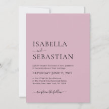 Einfache Hochzeit Blassrosa