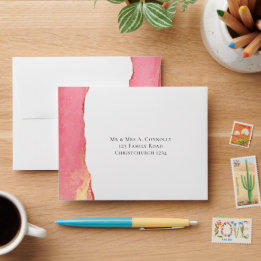 Einfache Hochzeit der Coral Pink-UAWG