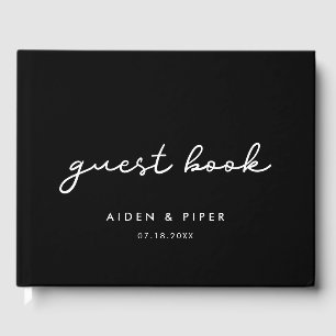 Einfache Hochzeit Gästebuch