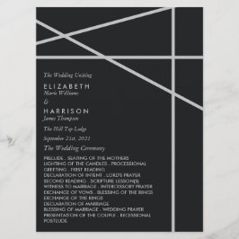 Einfache Hochzeit geometrischer Art Programm