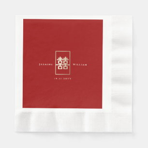 Einfache Hochzeit mit Rectangle für chinesisches G Serviette