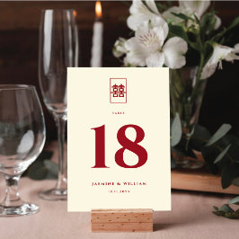 Einfache Hochzeit mit Rectangle für chinesisches G Tischnummer