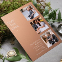 Einfache Hochzeit Speichern Sie das Foto Datum
