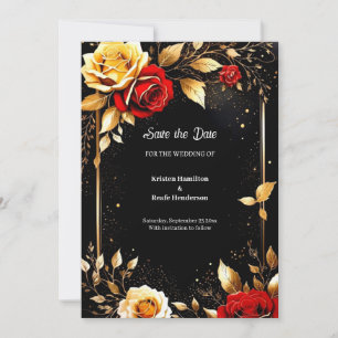 Einfache Hochzeit Speichern Sie die Datumskarte Save The Date