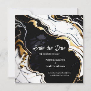 Einfache Hochzeit Speichern Sie die Datumskarte Save The Date