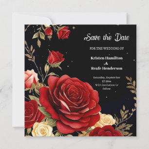 Einfache Hochzeit Speichern Sie die Datumskarte Save The Date