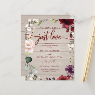 Einfache Hochzeitseinladungen zum kleinen Preis