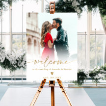 Einfache Hochzeitsempfehlung für weißes Foto