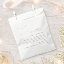 Einfache Hochzeitsraten | Blush Pink Wedding Fun F Geschenktütchen