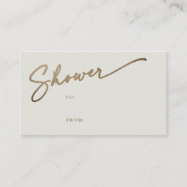 Einfache Hochzeitstiftmarke für ein Brautparty Visitenkarte