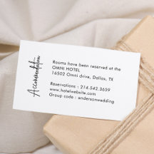 Einfache Hochzeitsunterkünfte in Kalligrafie