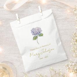 Einfache Hortensien-Samenpackung Beerdigung Geschenktütchen