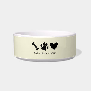 Einfache Hunde Personalisierte Keramik Napf