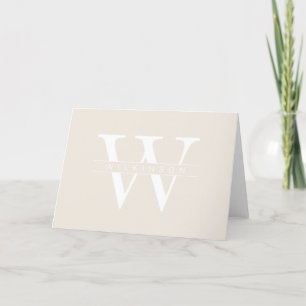 Einfache individuelle Hochzeit Dankeschön Karte