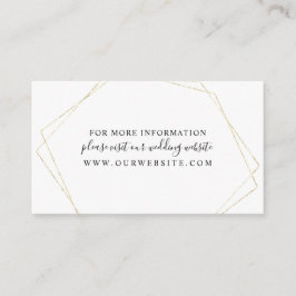 Einfache Informationskarte für den geometrischen R Begleitkarte