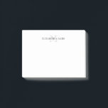 Einfache Initial Couple Monogram Personalisiert Post-it Klebezettel<br><div class="desc">Einfache Initial Couple Monogram Personalisiert Post-it Notes. Speziell bedruckte Klebenotizen.</div>